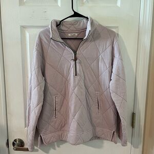 Maurices Light Lavender Quilted Pullover Jacket